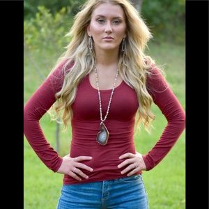 Maroon Shirt